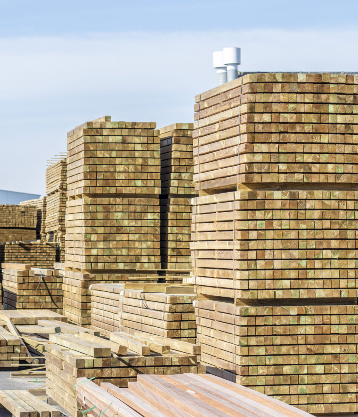 Houten planken opslag Houthandel Katsman