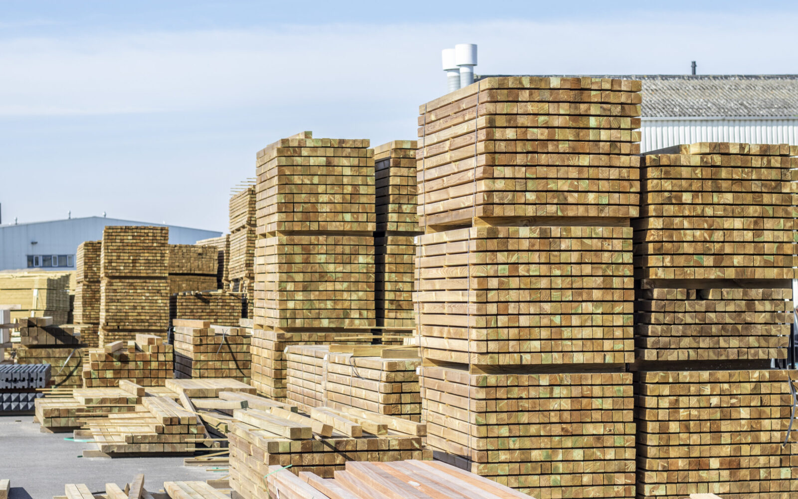 Houten planken opslag Houthandel Katsman